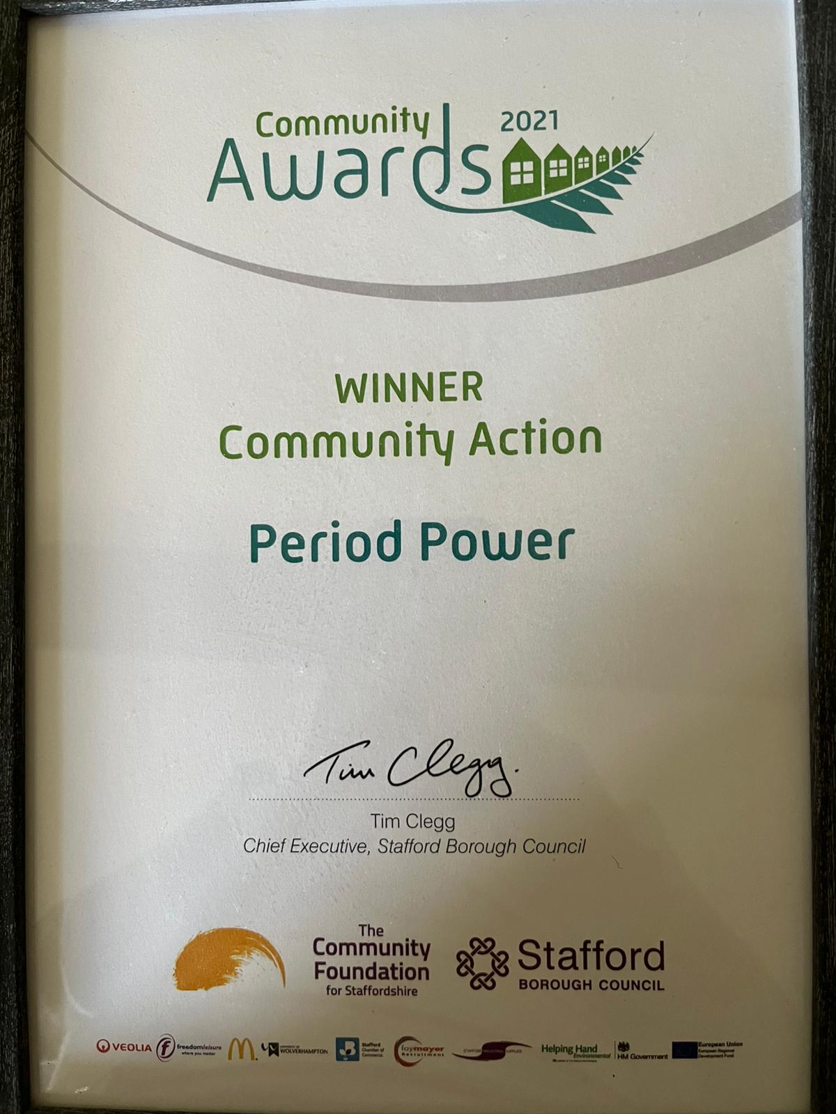 Community Awards 2021